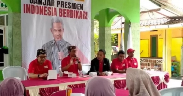 Relawan PKP Berdikari Deklarasi Di Indramayu Siap Menangkan Ganjar Pranowo