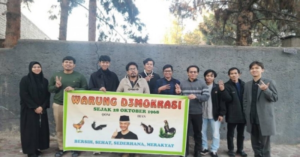 Gelar Warung D3mokrasi Diaspora Indonesia Di Iran Deklarasi Dukungan