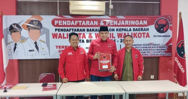 Ikhtiar Tri Adhianto Bakal Wali Kota Bekasi Jagoan PDI Perjuangan