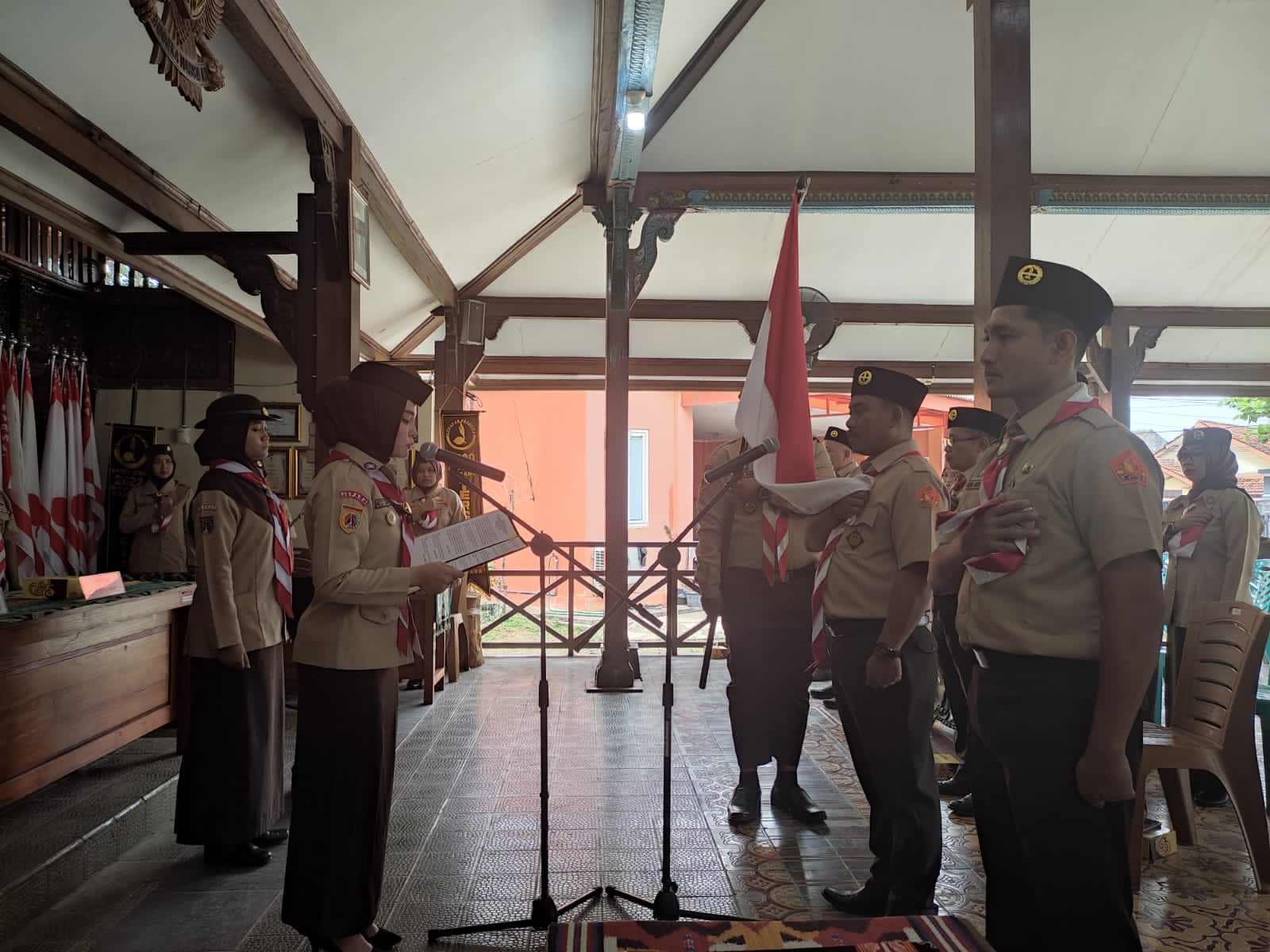 Hesti Lantik Ketua Majelis Saka Adhyasta Pemilu