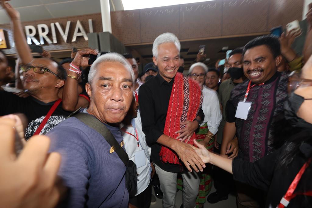 Ganjar Awali Kampanye Di Ntt Bertemu Dengan Tokoh Agama