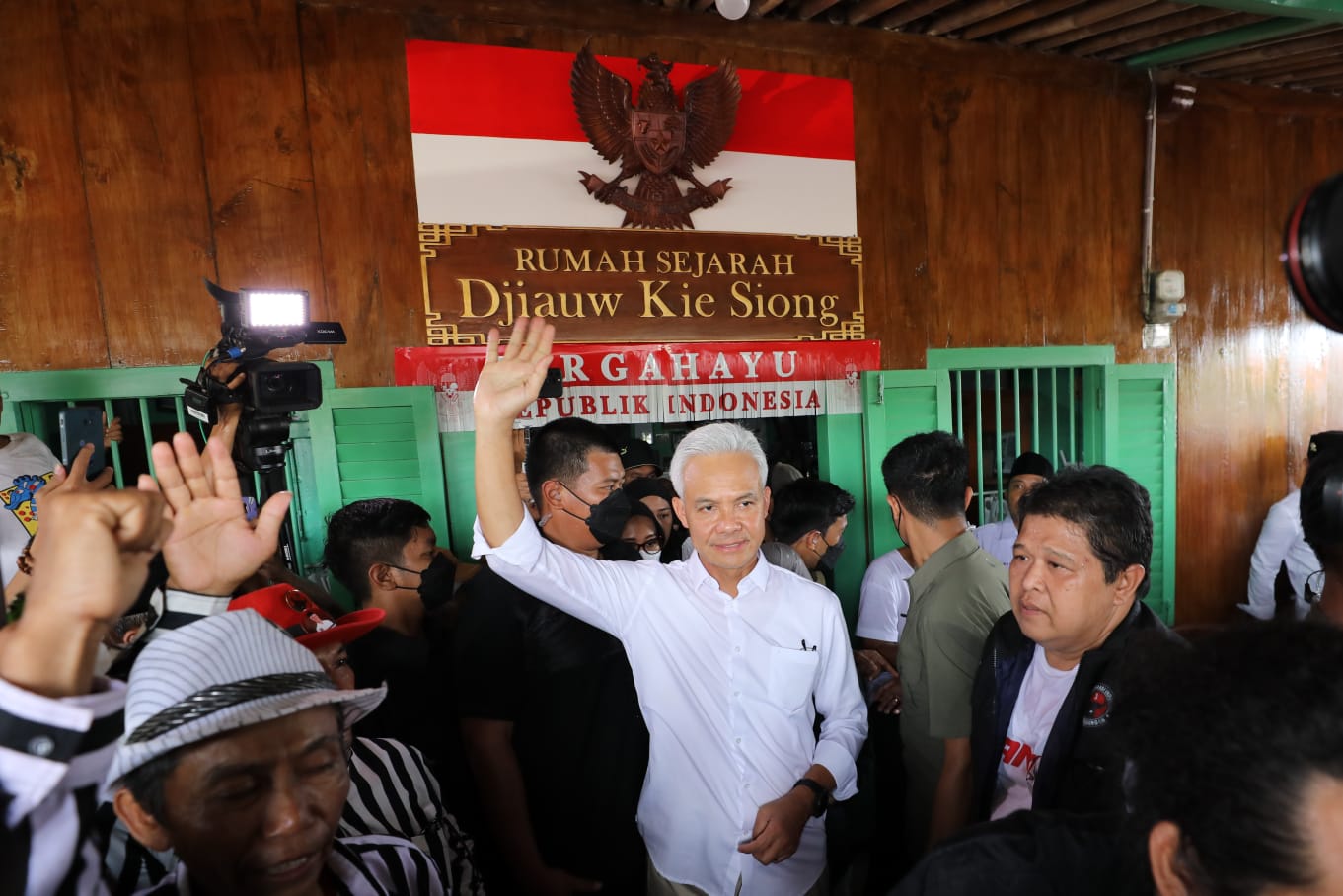 Sambangi Rumah Rengasdengklok Ganjar Ajak Masyarakat Untuk Tak Lupakan