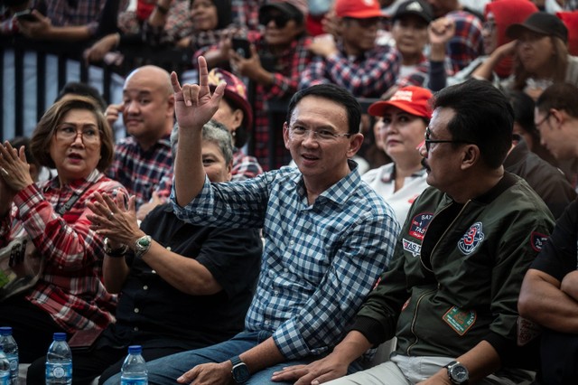 Ahok Ajak Para Pendukungnya Solid Tak Bimbang Pilih Ganjar Mahfud