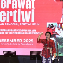 Bintang Puspayoga: Megawati Soekarnoputri adalah Ibu Bangsa yang Selalu Bersama Rakyat