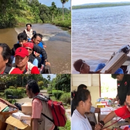 Menyusuri Sungai dan Bakau, Tim Kesehatan PDI Perjuangan Antar Harapan ke Desa Terisolir Mentawai