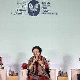 Megawati di Abu Dhabi: Kepemimpinan Perempuan Bukan Dominasi, tapi Merawat dan Merangkul