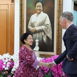 Megawati Soekarnoputri Terima Dubes Jerman Bahas Geopolitik