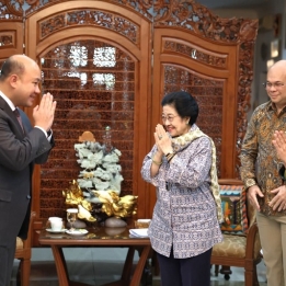 Tertarik Ideologi Pancasila, Deputi PM Kamboja Hun Many Berdialog dengan Megawati Soekarnoputri