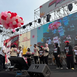 Yuke Yurike Buka Merah Muda Fest 2026 di Lapangan Banteng, Usung Tema Satu Nusa, Satu Bangsa, Satu Kemanusiaan