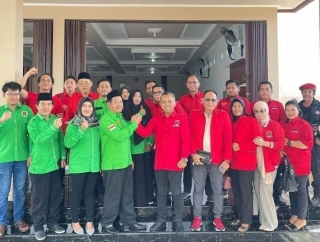PDI Perjuangan Seruyan Silaturahmi ke PPP Tingkatkan Sinergitas Menangkan Ganjar