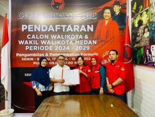 Daftar ke PDI Perjuangan, Penggiat Media Irwansyah SH Ramaikan Bursa Calon Walikota Medan