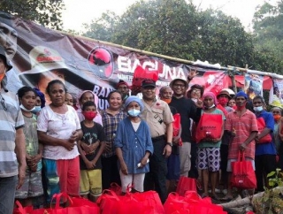 Baguna Gelar Pengobatan Gratis bagi Para Korban Erupsi Gunung Lewotobi Laki-laki