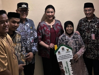 Hadiri Serah Terima Kunci Bedah Rumah Baznas dan Bazis DKI Jakarta di Krendang, Hilda Kusuma Dewi: Wujud Semangat Gotong Royong