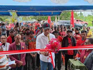 BTM Resmikan Posko Pemenangan di Kabupaten Jayapura