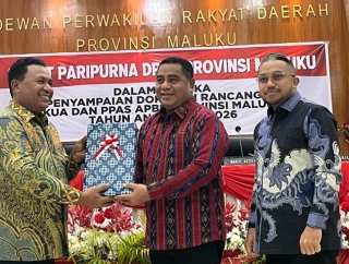 DPRD Maluku Soroti Disiplin Pengelolaan Anggaran saat Terima Dokumen KUA–PPAS 2026