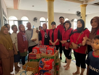 Baguna Kabupaten Tangerang Salurkan Bantuan ke Korban Terdampak Banjir di Desa Kosambi Timur