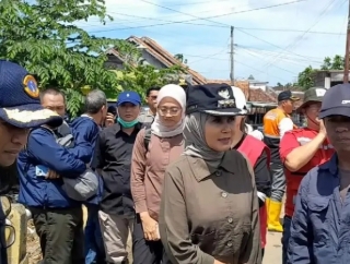 4 Sungai Meluap, Bupati Tika Instruksikan Perbaiki Portal Air dan Peninggian Jembatan di 2026