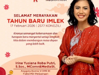 Irine Roba: Imlek Jadi Pengingat Pentingnya Semangat Persatuan Dalam Keberagaman Bangsa Indonesia