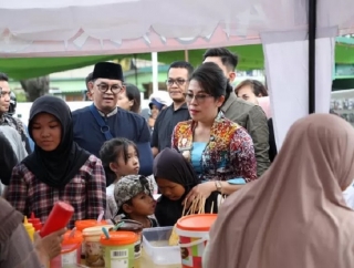 Tjhai Chui Mie Ajak Masyarakat Ramaikan Pasar Juadah Tempat UMKM Jualan Takjil 