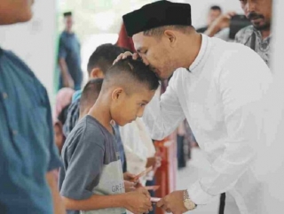Jamaluddin Idham Gelar Bukber dan Santuni Ratusan Anak Yatim di Nagan Raya