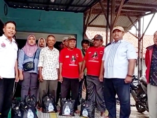 Shanty Alda Nathalia Salurkan Bingkisan Idul Fitri untuk Relawan di Brebes, Tegal, dan Kota Tegal