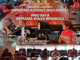 Fraksi PDI Perjuangan DPR RI Dicurhati Warga Pino Raya dan WALHI Bengkulu Soal Konflik Agraria