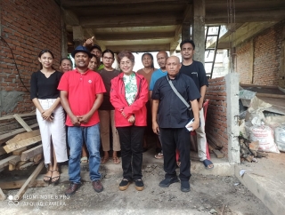 Mercy Barends Bantu Dana Pembangunan Rumah Asrama IPPW di Nusaniwe, Kota Ambon