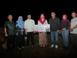 Novita Hardini Boyong CSR BRI 400 Juta untuk Lapangan Budaya Dongko