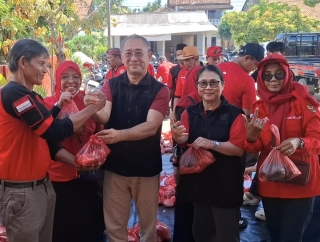 Momentum Idul Adha, Ketua DPC PDI Perjuangan Metro Ajak Kader Rawat Kebersamaan
