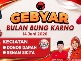 Peringati Bulan Bung Karno, DPC PDI Perjuangan Depok Gelar Aksi Donor Darah dan Sicita ​