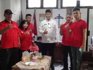 Pengurus Ranting PDI Perjuangan Malaka Jaya Audiensi dengan Lurah, Bahas Penerangan BKT hingga Stunting