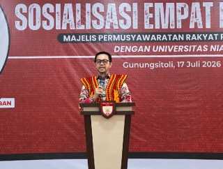 Marinus Gea Dorong Universitas Nias Bangun Kepemimpinan Berkarakter Pancasila