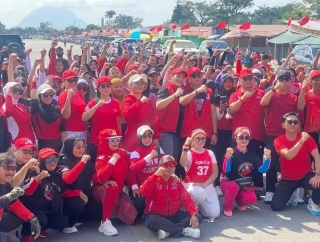 Sintang Bugar! Ratusan Warga Bikin Eks Lapter Susilo Semarak Lewat Sicita