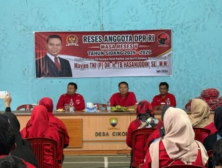 TB Hasanuddin Reses di Sumedang, Serap Aspirasi Masyarakat Sekaligus Perkuat Konsolidasi Partai