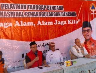Buka Pelatihan BNPB di Temanggung, Wibowo Tegaskan Logistik & Sinergi Kunci Utama Penanganan Bencana