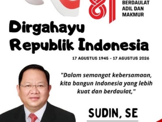 HUT ke-81 RI, Sudin: Momentum Perkuat Kebersamaan, Persatuan dan Kesatuan Bangsa