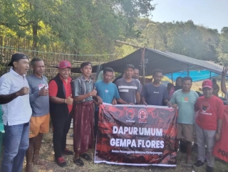Guncang Manggarai Timur, PDI Perjuangan Dirikan 22 Dapur Umum untuk Korban Gempa Flores