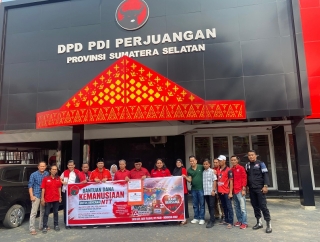 Peduli Korban Gempa NTT, DPD PDI Perjuangan Sumsel Himpun Dana Gotong Royong Rp201 Juta