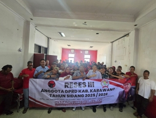 Reses III, Anggota DPRD Karawang Natala Sumedha Serap Aspirasi Masyarakat Karawang Barat