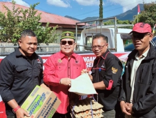 Untuk Korban Gempa di Flores, PDI Perjuangan Sumatera Selatan Salurkan Bantuan Rp200 Juta 