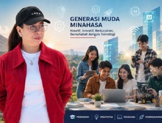 Vanda Sarundajang: Generasi Muda Minahasa Harus Mampu Bersahabat dengan Teknologi