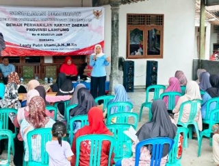 Dorong Swasembada Pangan, Lesty Putri Utami Kawal Program Irigasi Petani Marga Kaya