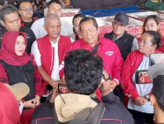 Jalankan Instruksi Megawati, PDI Perjuangan Sumut Salurkan Bantuan Erupsi Sinabung di Karo