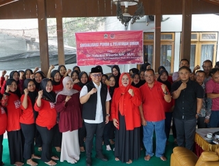 Dorong Kemandirian Ekonomi Keluarga, Yohanes Winarto Gelar Pelatihan UMKM di Desa Winong