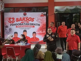 Sujiwo Buka Pengobatan Gratis PDI Perjuangan di Kubu Raya, Menyasar 500 Warga