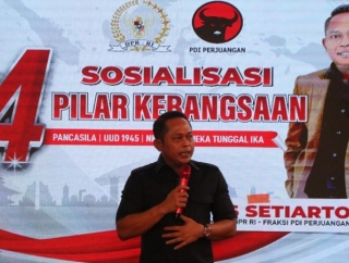 Yulius Setiarto Sosialisasi 4 Pilar, Kupas Tuntas Regulasi Baru Penggiat Agama