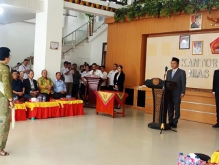 Bupati Nias Barat Minta Pj. Sekda Segera Bekerja dan Beradaptasi