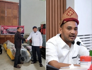 Jamaluddin Idham Salurkan Bantuan Pompa Air Kepada Lima Kelompok Tani di Aceh Selatan