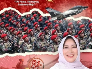 Siti Aisyah: Kekuatan TNI Terletak Pada Kedekatan dengan Rakyat