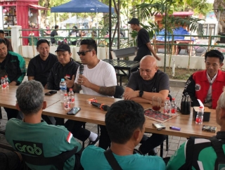 Makan Bareng Ojol, Rais Abdillah: BMI Bangka Belitung Komit Kawal Aspirasi